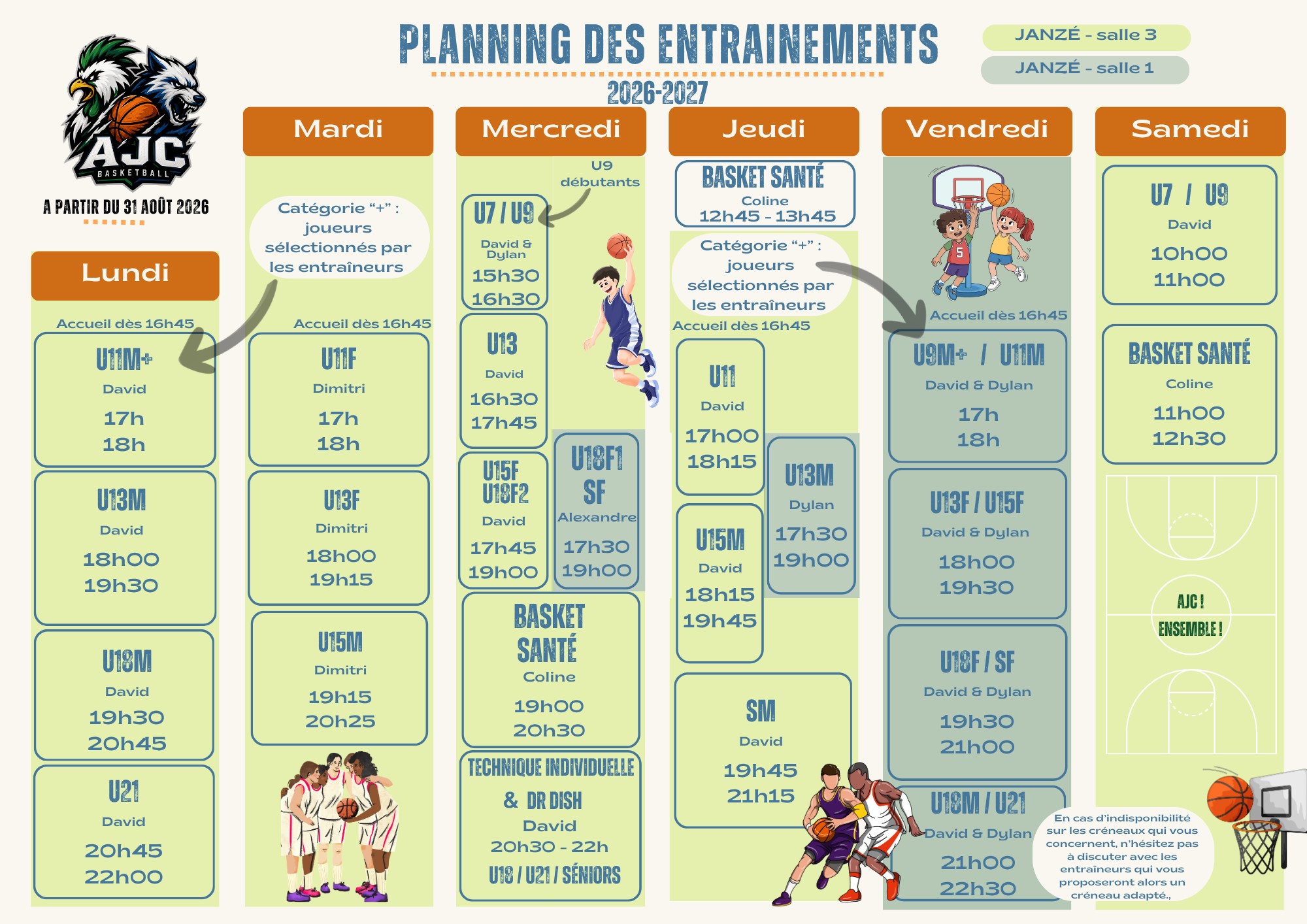 PLANNING DE RENTREE ter
